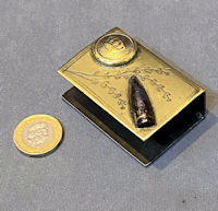 Trench Art Brass Match Box Cover M157