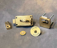 Vacant Engaged Brass Loo Door Bolt LL114