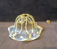 Vaseline Cobweb Lamp Shade