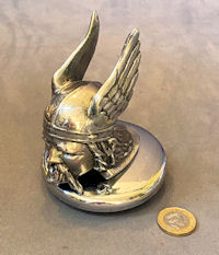 Viking Head Rover Car Mascot CM60
