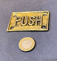 WT&S Brass Push Plate NP447