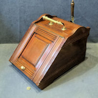 Walnut Coal Box