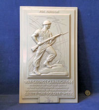 War Savings Campaign Plaque