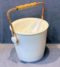 White Ceramic Two Piece Slops Pail SP22