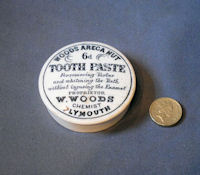 Woods Ceramic Tooth Paste Pot and Lid PL36