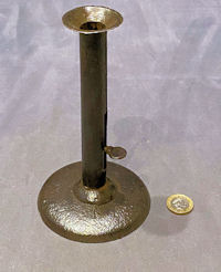 Wrought Iron Hogscraper Candlestick CS234