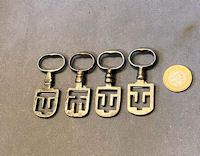 Wrought Iron Night Latch Keys, 4 available K112