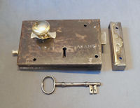 Wrought Iron Rim Lock RL558