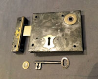 Wrought Iron Rim Lock RL779