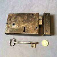 Wrought Iron Rim Lock RL828