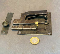 Wrought Iron Skeleton Door Latch DL127
