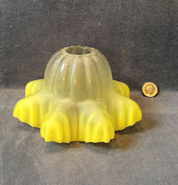 Yellow Frosted Glass Lamp Shade S207