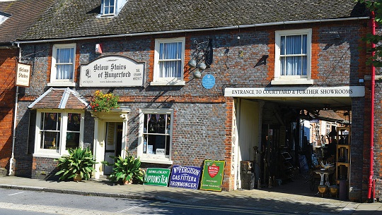 Below Stairs of Hungerford Shop Front 