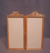 Double Brass Photograph Frame