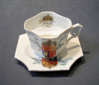 Commemorative Moustache Cup and Saucer