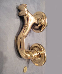 Large Brass Doctors Door Knocker