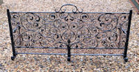 Wrought Iron Spark Guard