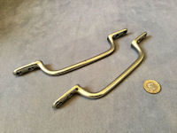 Pair of Nickel Door Pulls DP516