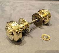 2 Avail Stunning Vintage Pair Of Large 16 Ins Door Handles Pulls Pub Bar Etc