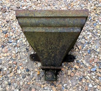 Square Cast Iron Rain Hopper RH24